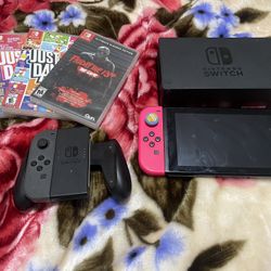 Nintendo Switch Bundle – Dock + Joy-Cons + 3 Games – No Cords – $220 OBO