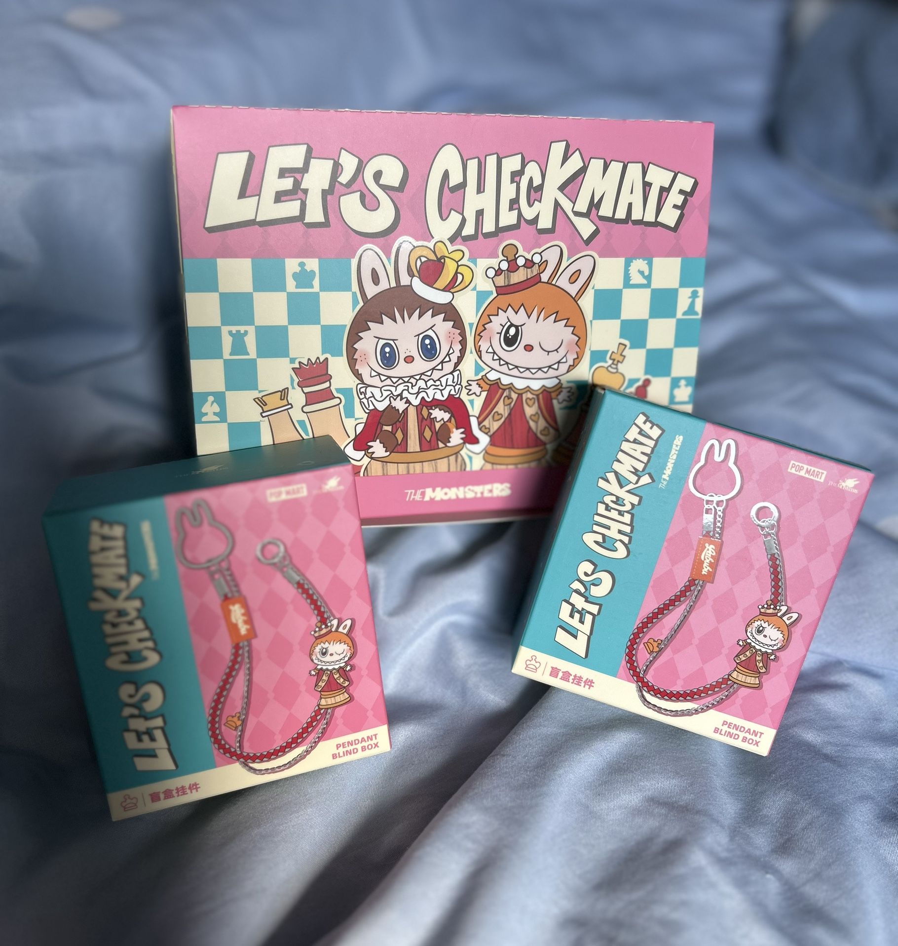 The Monsters Let’s Checkmate Series- Keychain Blind Box BRAND NEW ‼️
