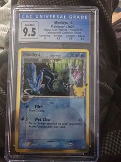 Pokemon Mimikyu cgc gem mint