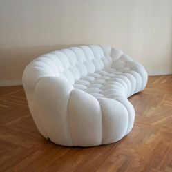 Offer Sofa Seccional - Bubble Curve Boucle - New -Ask For Price 
