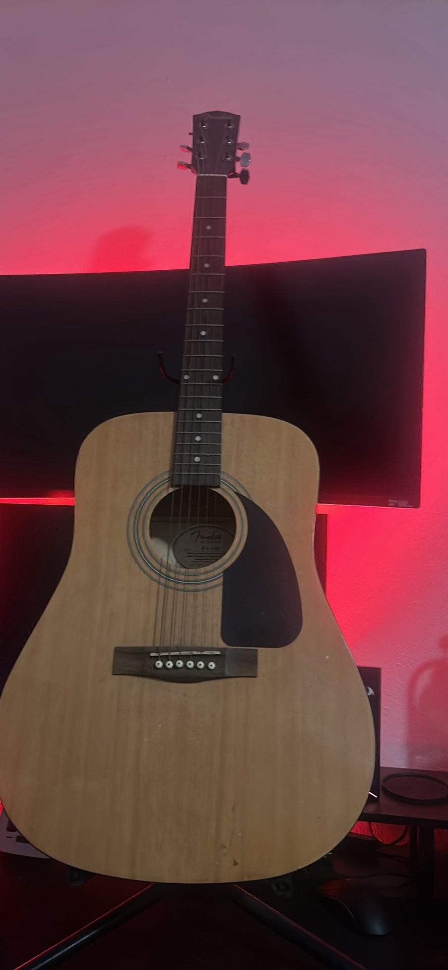 Fender Guitar With Stand