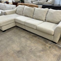 Ashley Cream 3-Piece Sectional Couch