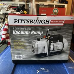 Pittsburgh Vacuum Pump 2 Stage 3 CFM