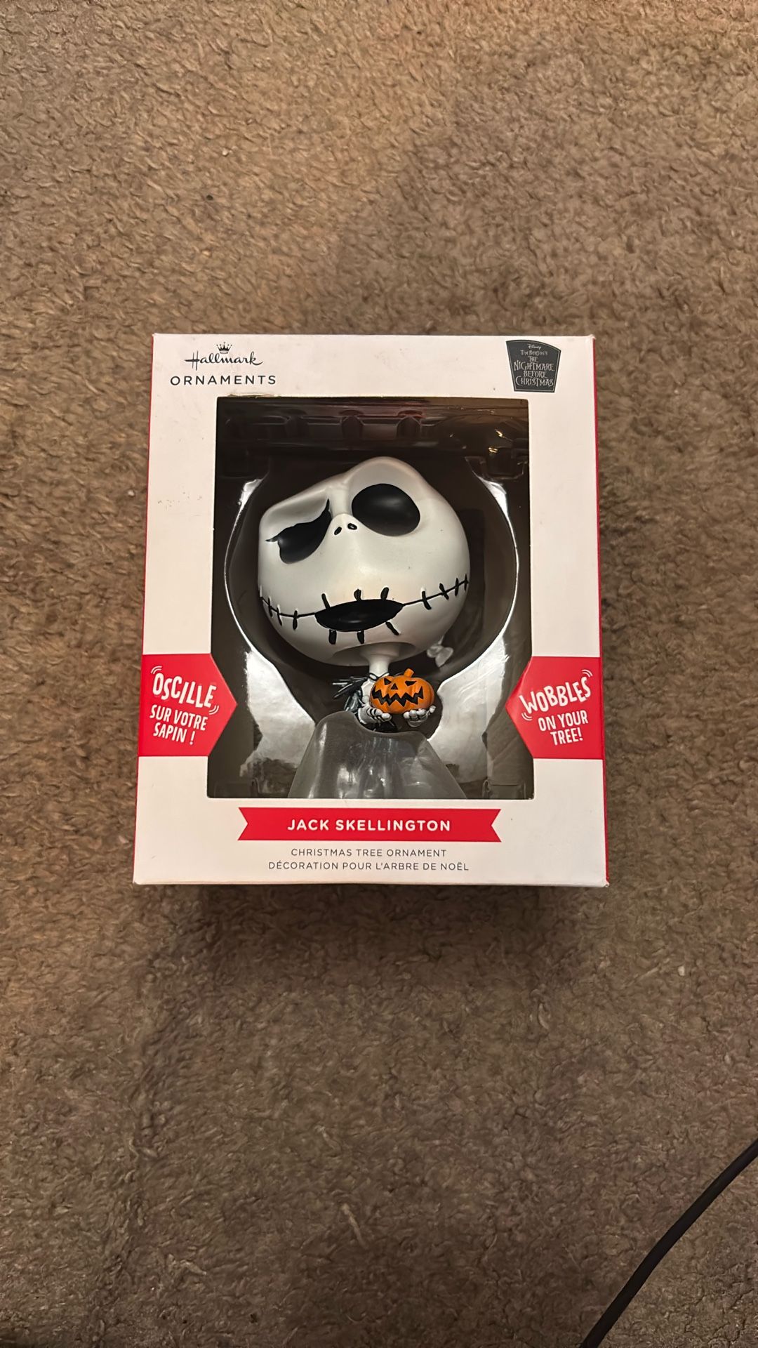 Jack Skellington nightmare before Christmas ornament