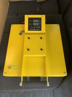 Yellow Heat Press Machine