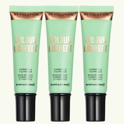 3 Pieces Of Makeup Revolution Correct & Fix Colour Correct Primer - 0.5 fl oz