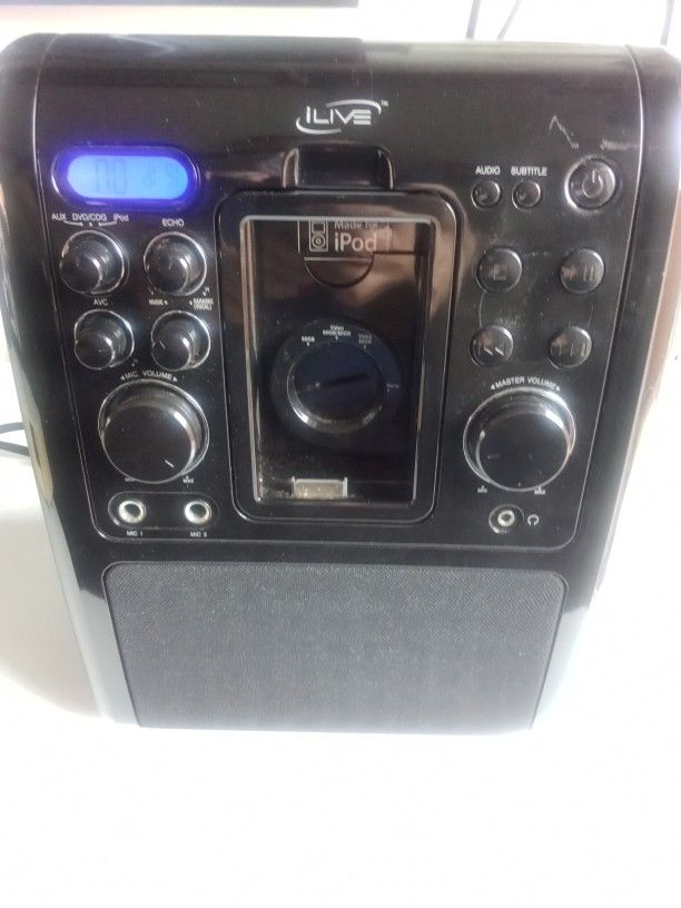 I Live Karaoke/CD /DVD Stereo System