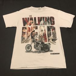 The Walking Dead- Men’s (M) gray graphic t shirt