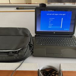 HP Laptop And Bag