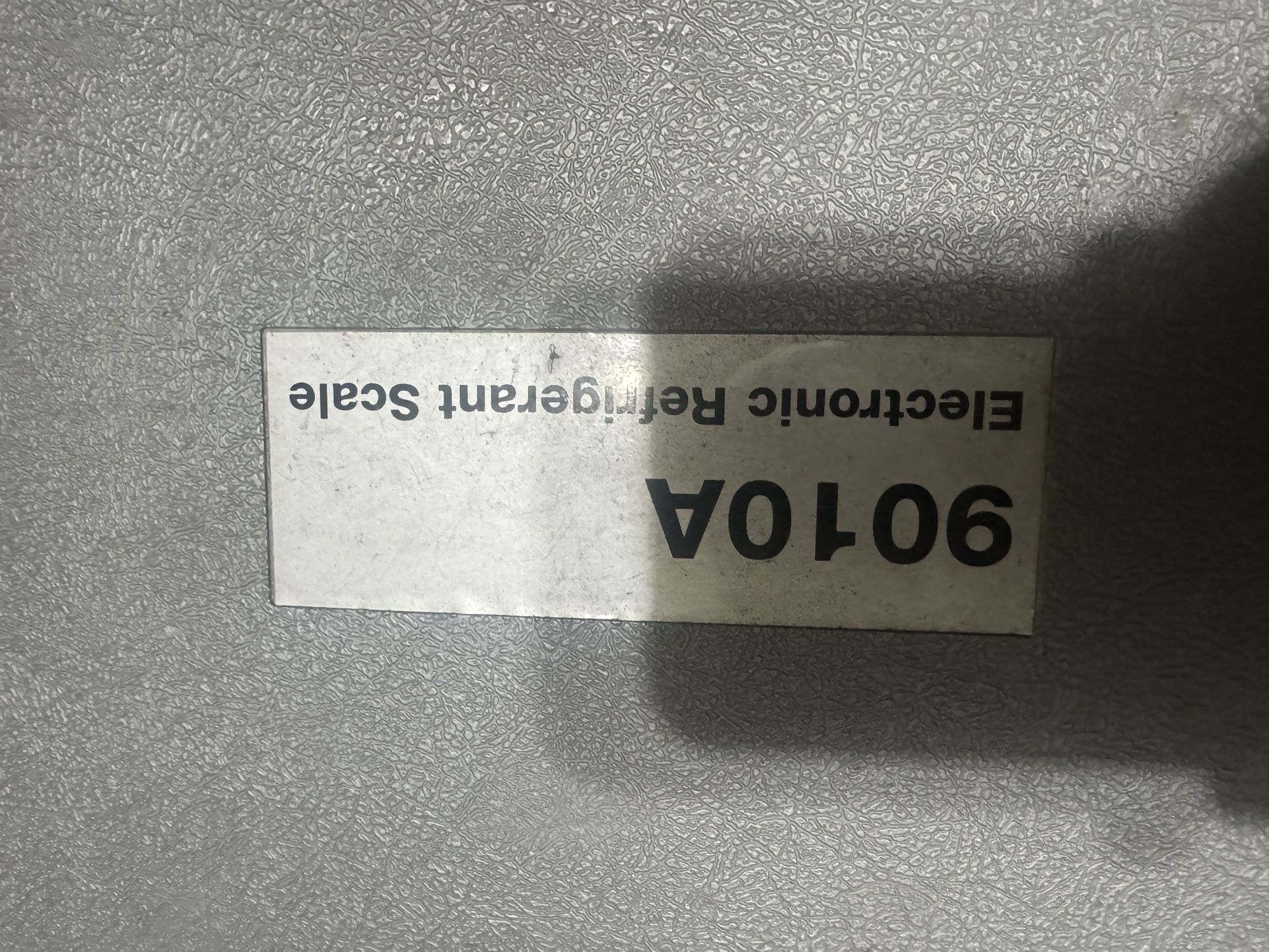 Electronic Refrigerant Scale