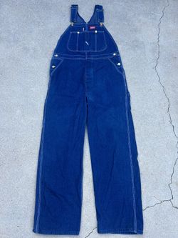 Vintage Dickies Denim Workwear Carpenter Bib Overalls