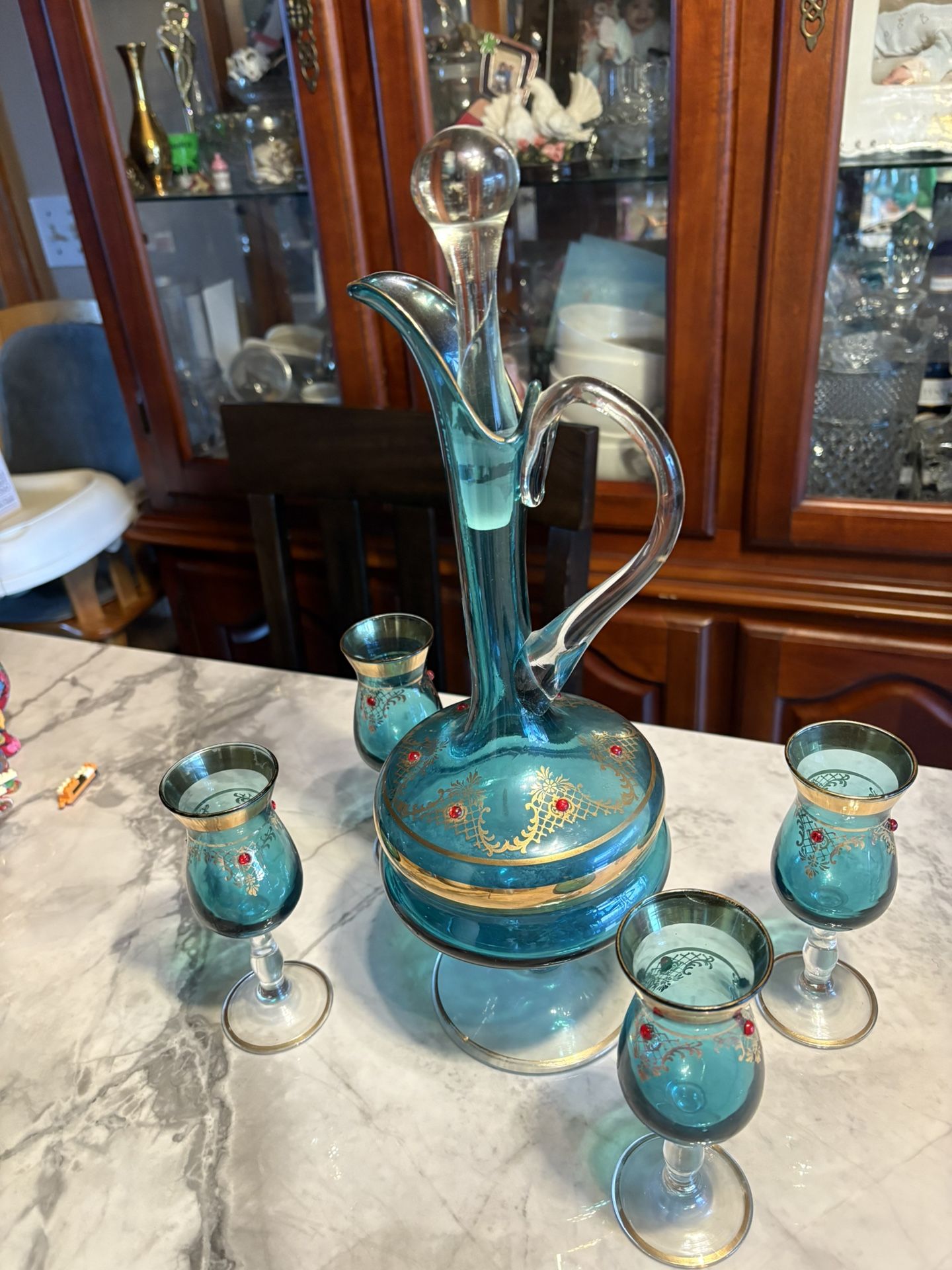 antique glass veneer