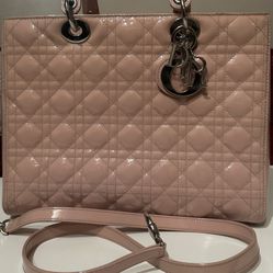 Lady Dior Bag pink Cannage Lambskin