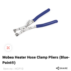 Hose clamp pliers