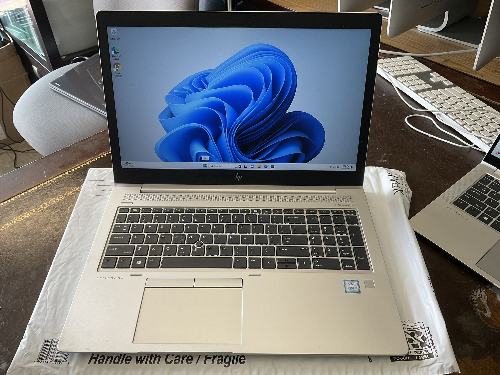 HP EliteBook 850 G6, core i7-8th Gen