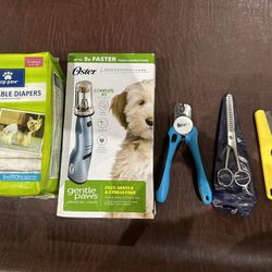 Dog Grooming Tools And Diaper