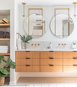 CB2 pendulum wall mirror 32” x 40”