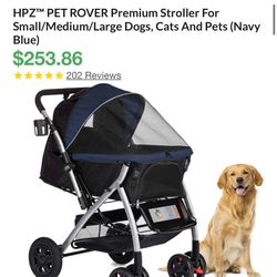 HPZ Premium Heavy Duty Pet Stroller