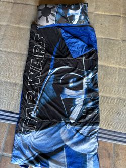 Boys Star Wars Sleeping Bag + Pillow