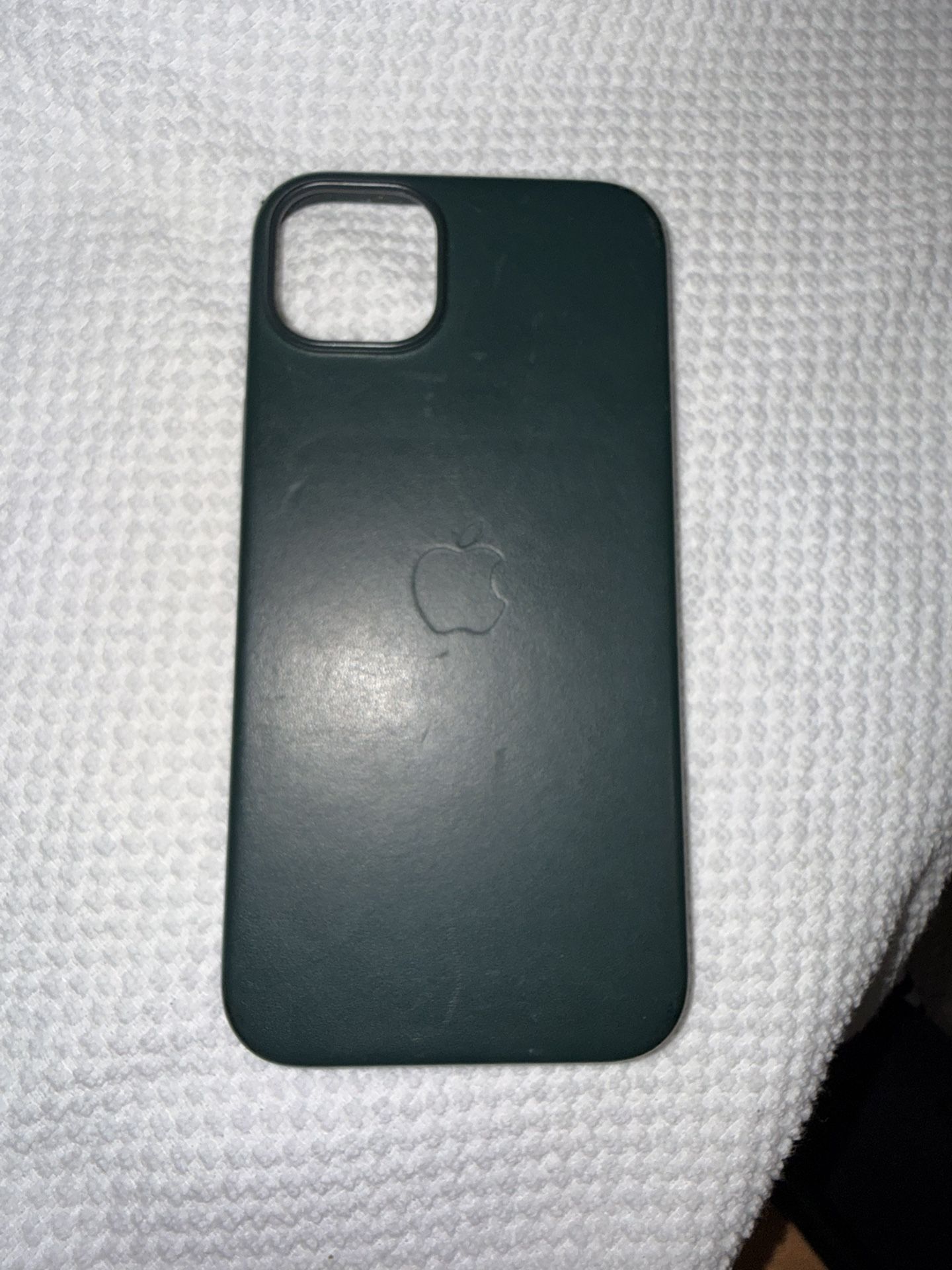 Apple iPhone 14 Plus Leather Case (Green)