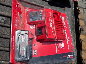 Milwaukee 5.0 battery and charger