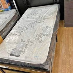 Bed Twin (deluxe Mattress Included) New ✨