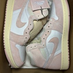 W Jordan 1 retro high size 10.5w/9m washed pink 