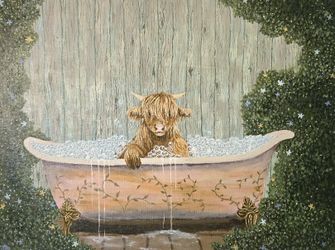 Original Artwork - Sunday Soak (18x24)