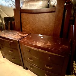 Bernhardt Solid Wood King Bedroom Suite-Price To Sell As-Is!