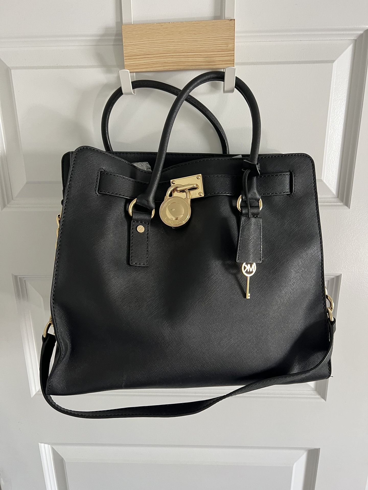 Michael Kors Women's Hamilton Saffiano Leather Medium Satchel
