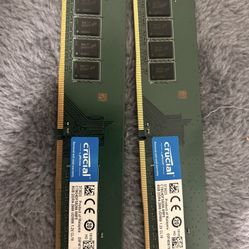 $30 Crucial 8gb Ram DDR4 2666 Mhz 3200 Oc