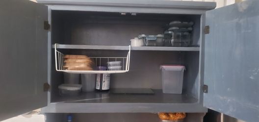 Grey cabinet used