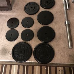 Standard Plates 190lbs. Selling At $1.00/lb