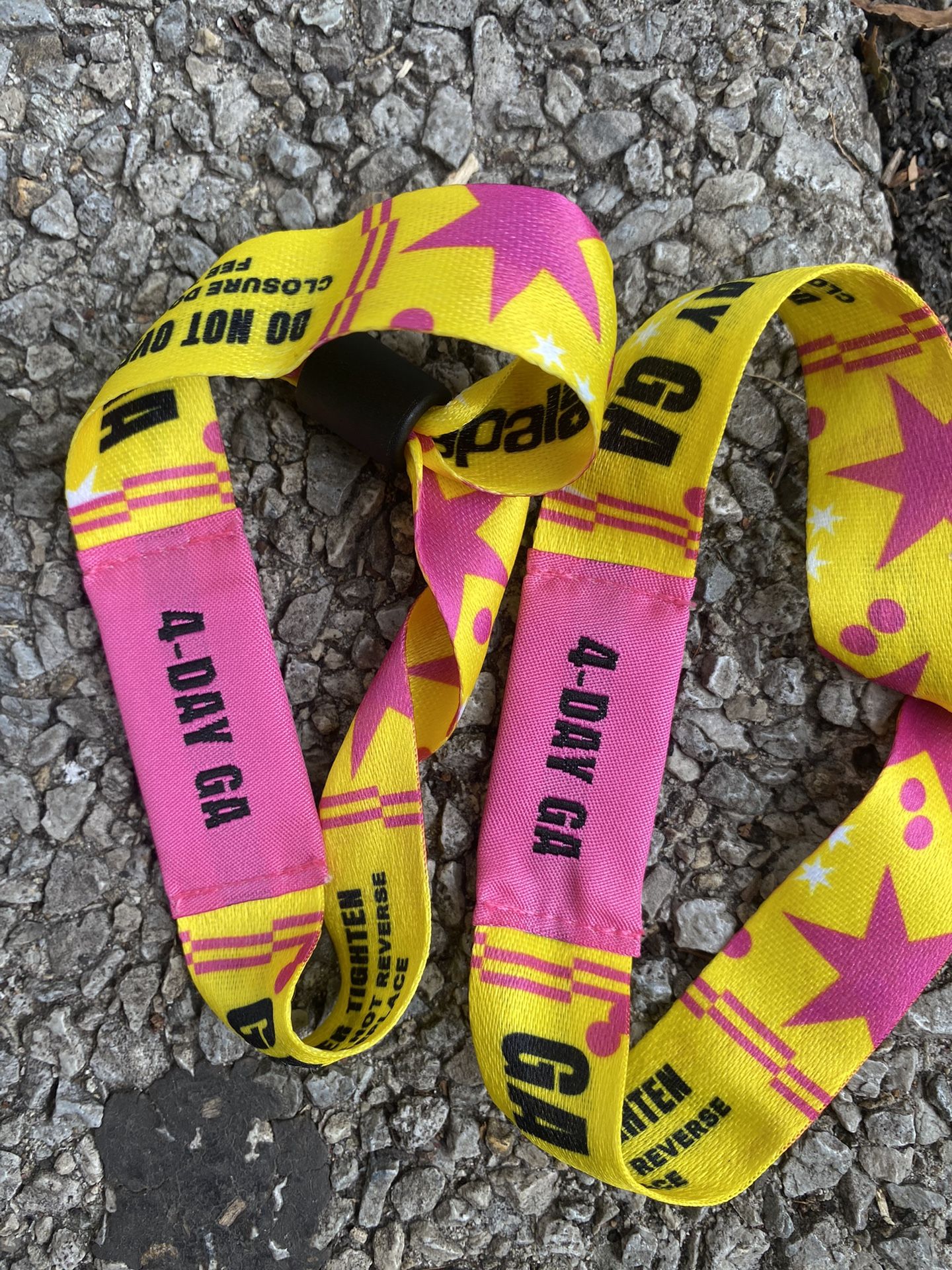 Lollapalooza Wristbands For Sale