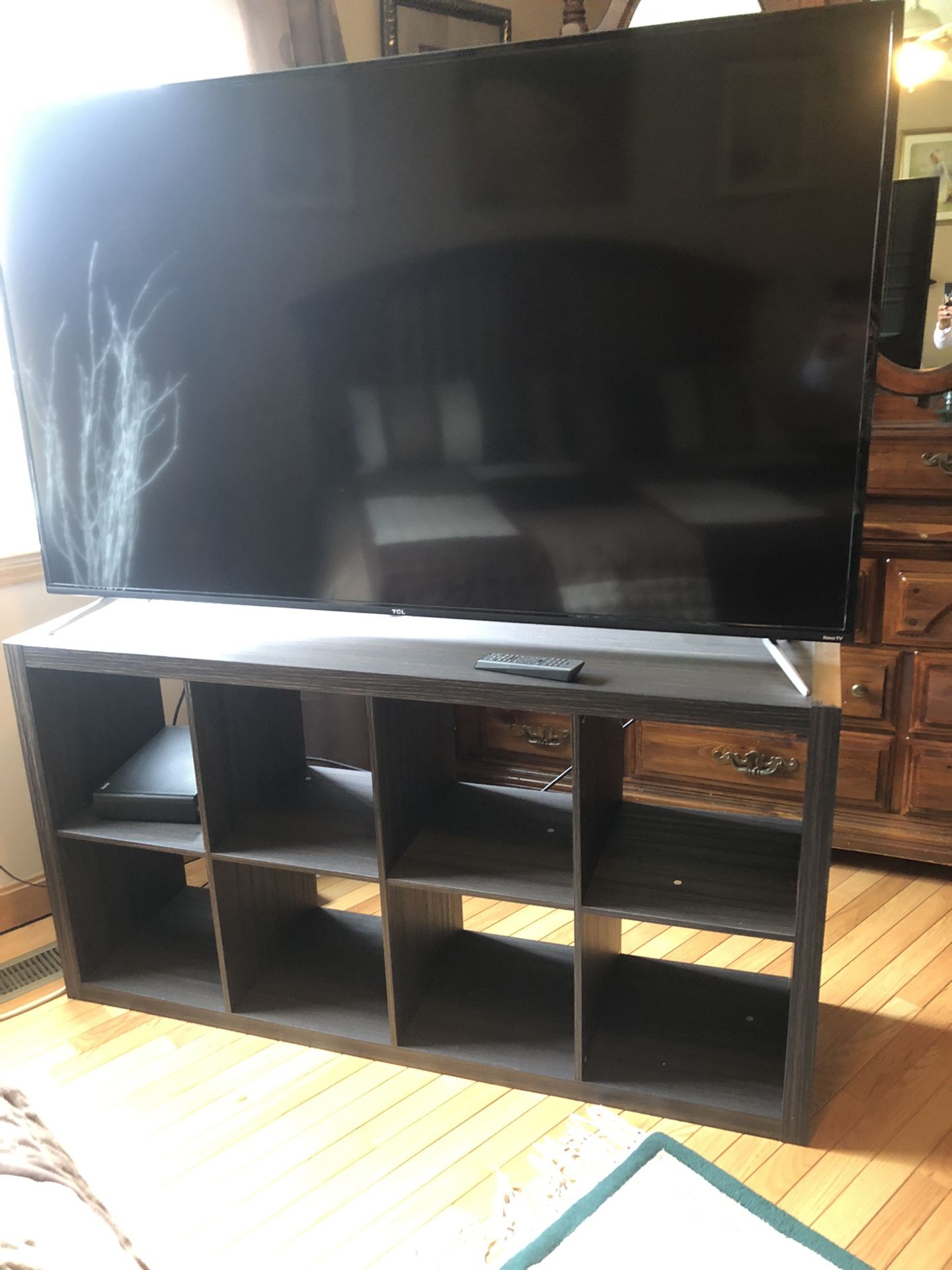 Two big screen tv’s for $375. 65” TCL television & a Sony television.