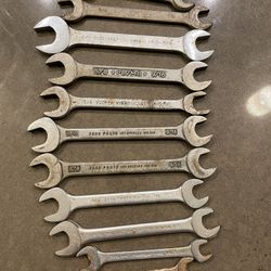 Vintage Open Ended Wrenches 