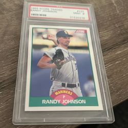 Randy Johnson Score Traded Rare Mint 9 