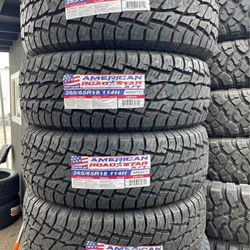265/65R18 Set Of 4 American A/T New Tires