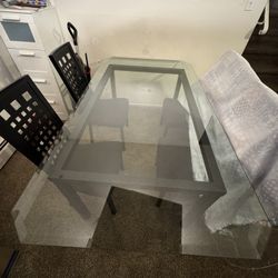 Glass Table Dining Room