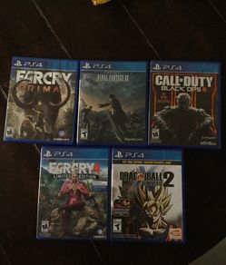 5 Ps4 Games for $75