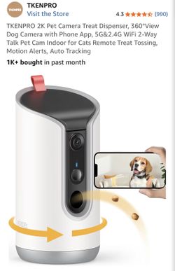 Pet Camera & Treat Dispenser