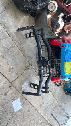 Black trailer hitch