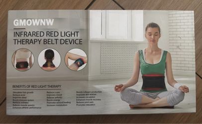 GMOWNW Infrared Red Light Therapy Belt Device