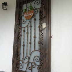 Puerta De Metal Forjado 