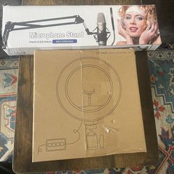Mic Boom And Light 