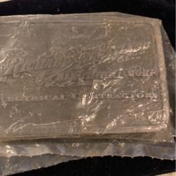 Richardson $ wayland  Electrical Company Belt Buckle