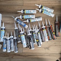 Caulking Tubes – Various Types (DAP, OSI, Alex Plus, Dynaflex, etc.)