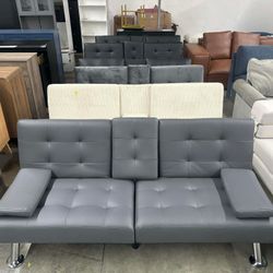 Futon Sofa Bed, Foldable Couch Reclining Sleeper($99 each)