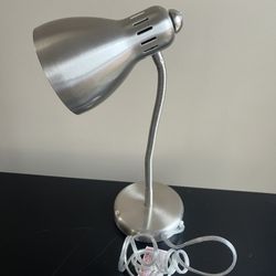 Chrome Desk Lamp - Works Perfectly