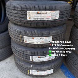 195/65R15 Hankook optimo Set of Tires Installed and Balanced Set de Llantas Nuevas Instaladas y Balanceadas
